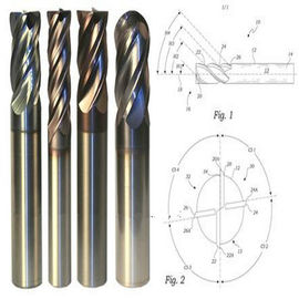 JWT Lapangan End Mills caoted TiCN
