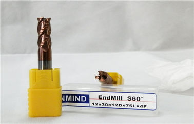 4 Flute HRC60 Lapangan End Mill Long Neck Internet Kecepatan End Milling Cutter, Standard Type
