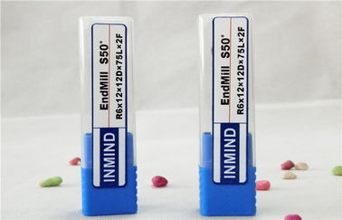 HRC50 Carbide Bola Hidung End Mill Mirco Grain Cutting Tool Endmill Roughing untuk Finishing