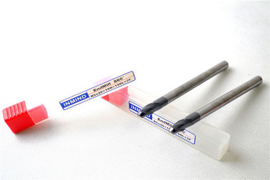 Alat Cutting kustom Carbide Bola End Mill Cutter Putaran HRC60 Panjang Shank