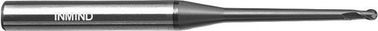 2 Flute panjang jangkauan Micro End Mills HRC60 Cutter, 30 Gelar Helix Angle