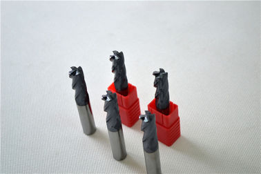 Dilapisi slotting Micro End Mill, Pojok Radius End Mill Super Halus Grain