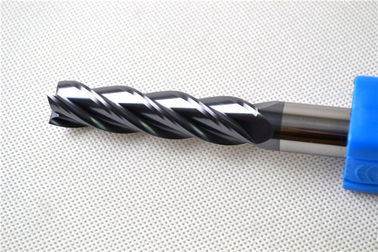 Empat flute datar endmill High Precision Milling Cutter Lapangan End Mill