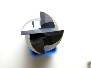Empat flute datar endmill High Precision Milling Cutter Lapangan End Mill