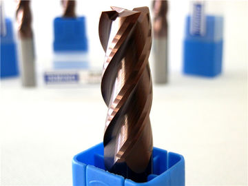 Kustom padat karbida Micro End Mills Panjang Shank Dilapisi Cutting Alat