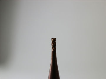 kecepatan tinggi Penggilingan Micro End Mills Standard 2 Flute HR C60 Cutting Alat