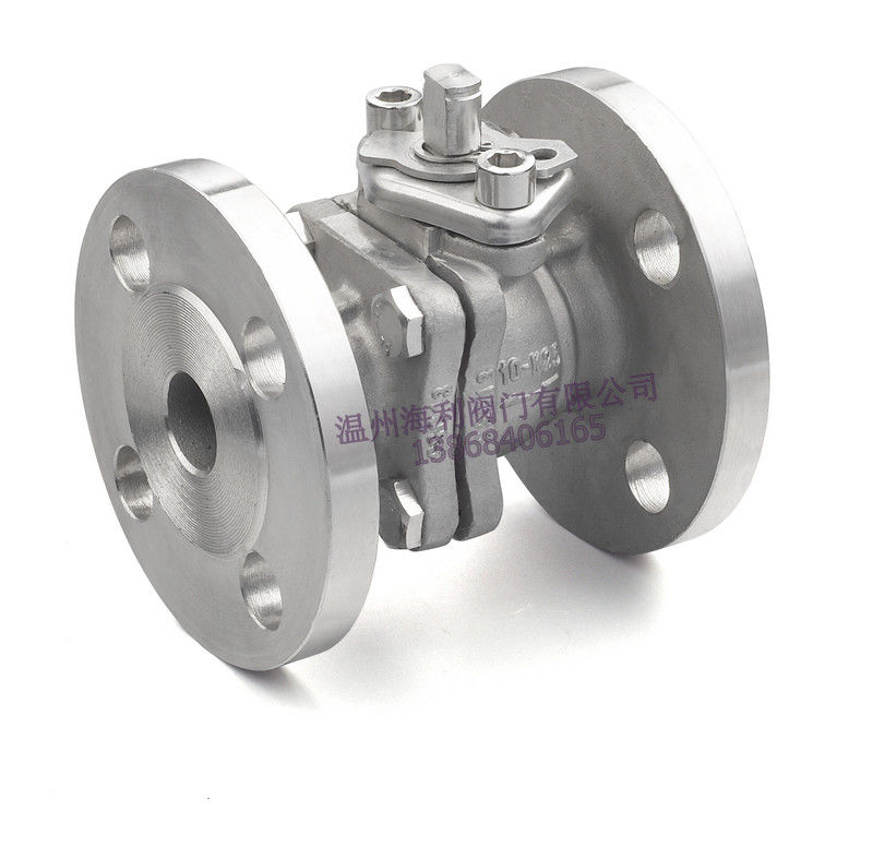 Stainless Steel 2PC Ball Valve, Flange End, Direct Mounting Pad, 150 LB / 300 lb, PN16-40