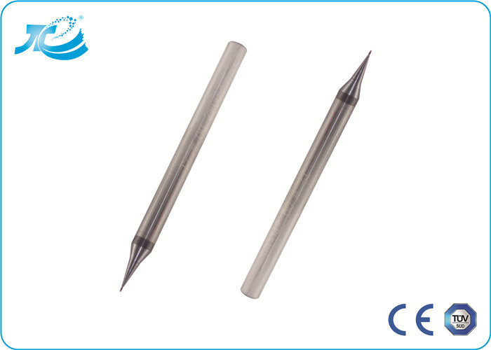 TiAlN Coating Solid Carbide Cutting Tools, 0,5 mm Micro Diameter datar End Mill